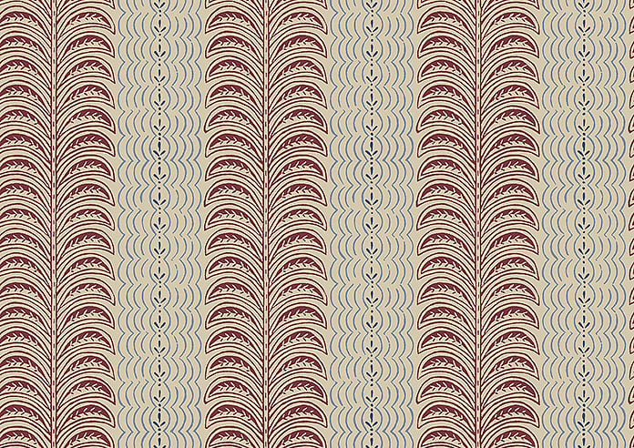 Land & Shore Fintra Stripe (Blackout), Red Blue - Twist&Fit Roller Blind - Image 6
